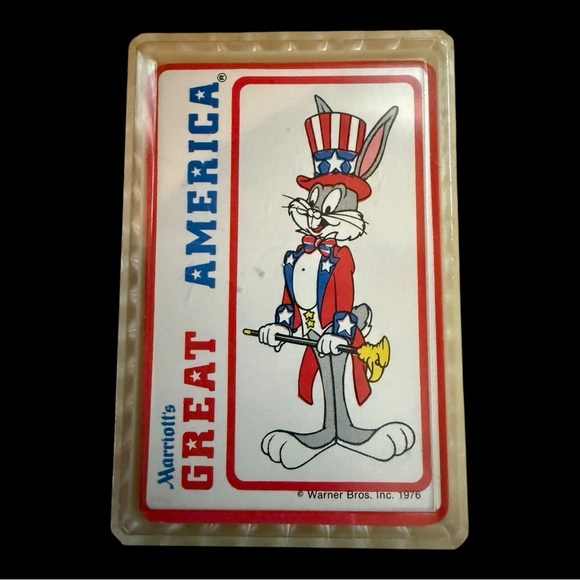 1976 Marriott’s Great America Deck of Cards - Bugs Bunny - Warner Bros, Inc - Picture 1 of 4